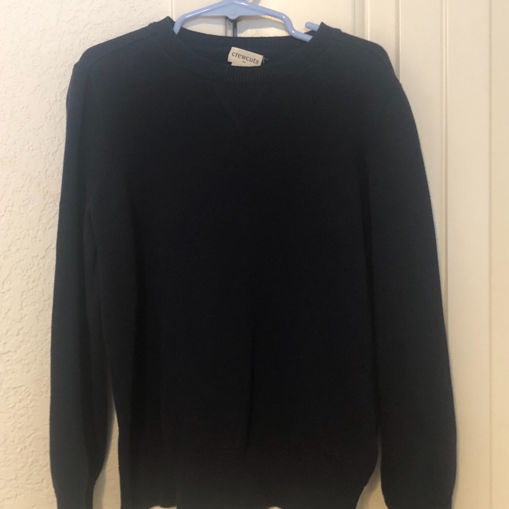 Boys’ Crewcuts Crewneck Pullover Sweatshirt in Navy